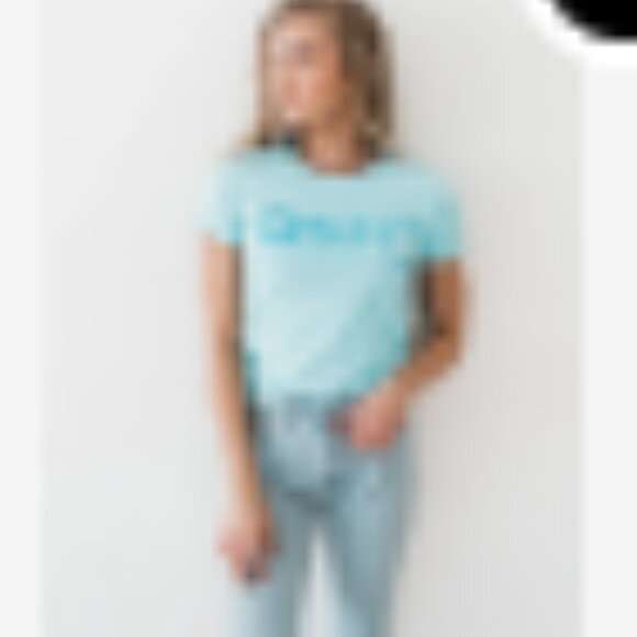 O.U.R. (Operation Underground Railroad) Womens Logo Crew Tee Cancun Blue-MEDIUM - Picture 4 of 8